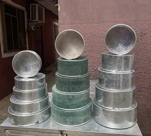 Galvanised Cake Pans