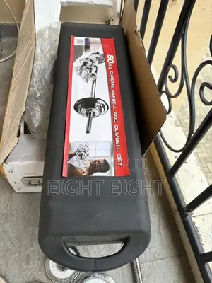 50kg Chrome Barbell and Dumbell Set