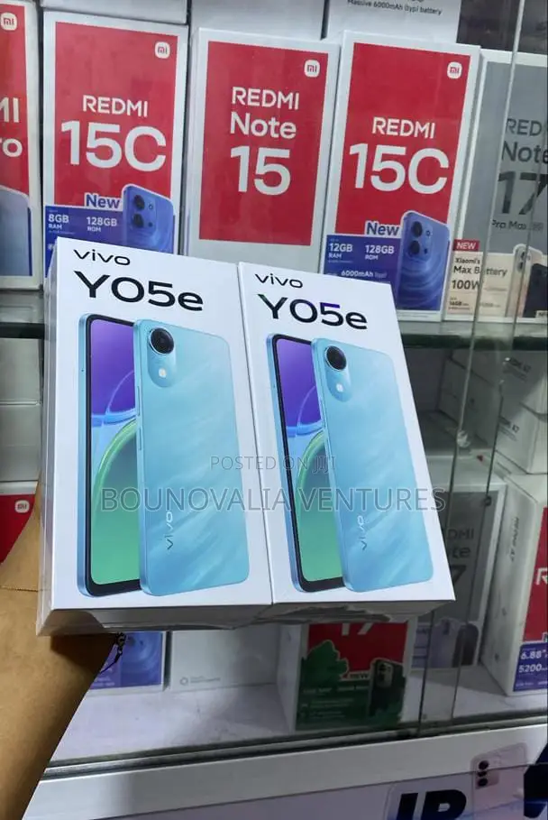 New Vivo Y05 128 GB Black