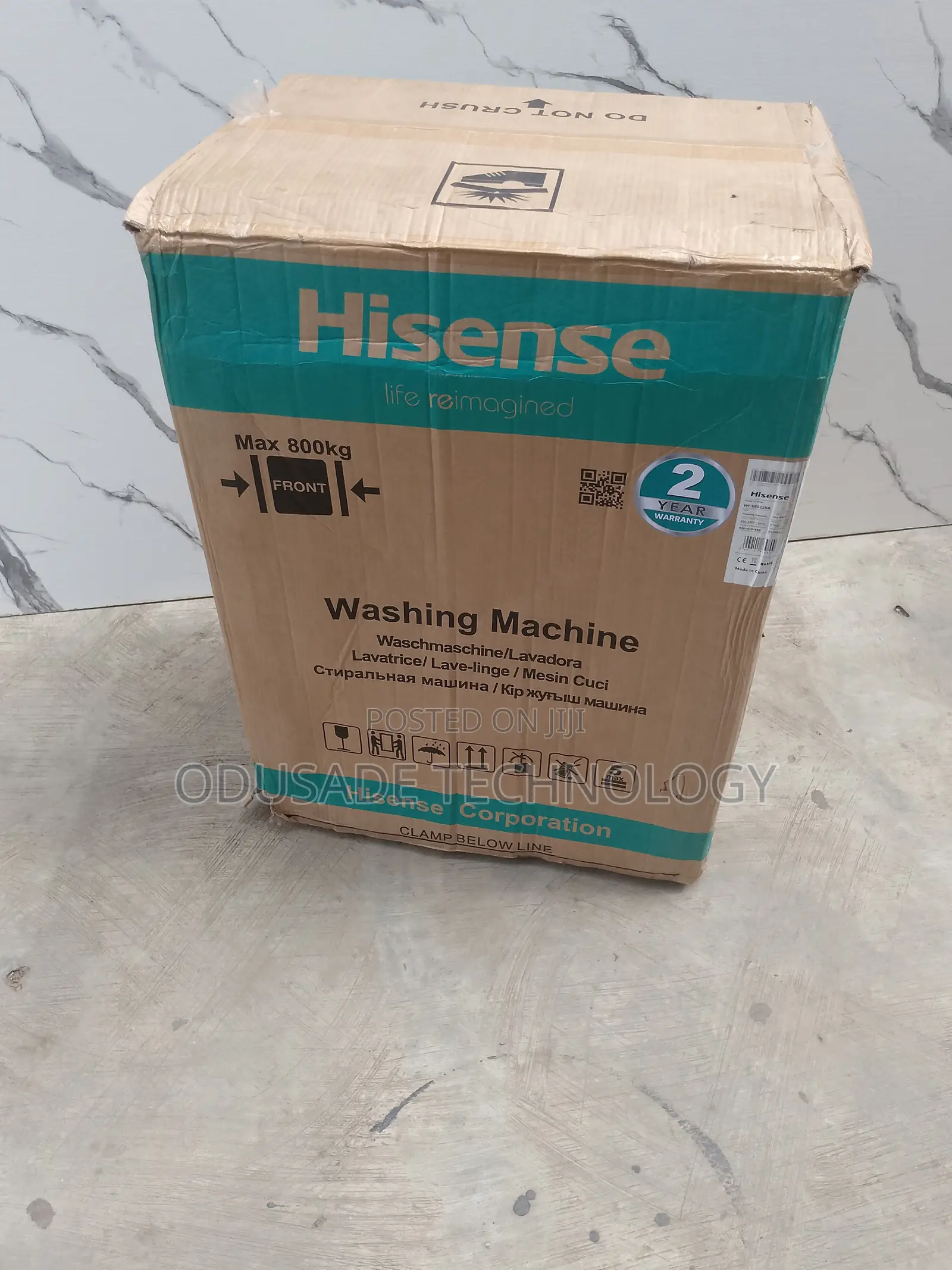 Hisense Automatic Front Load Washer 6kg