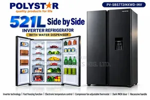 Side by Side Refrigerator Wit Water Display Polystar