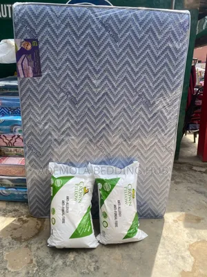 41⁄2 X 6 X 10 Inches Semi Orthopaedic Mattress With 2 Free Pillows