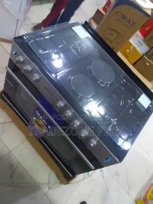 Order Maxi Basic Grey 6090 Gas Cooker With Hot Plate