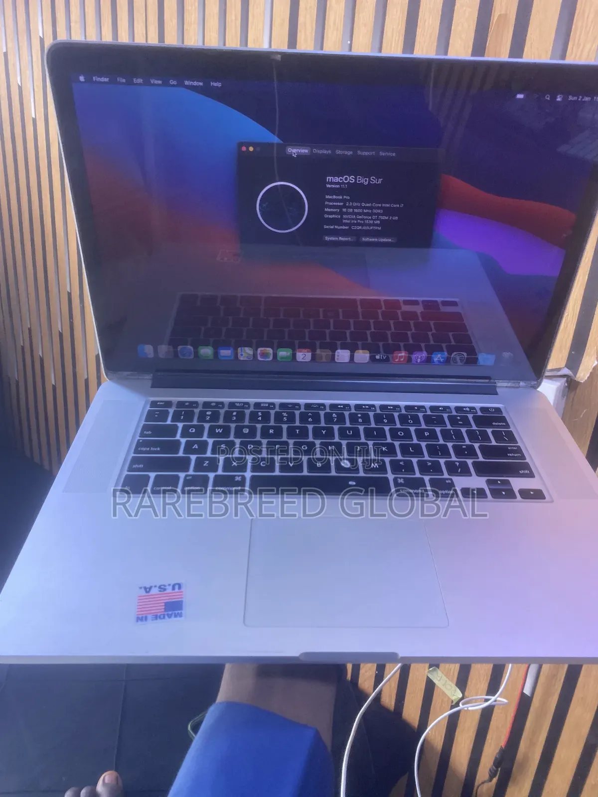 Laptop Apple MacBook 2015 16GB Intel Core i7 SSD 256GB