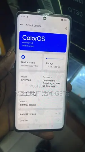 Oppo Reno8 T 5G 256 GB