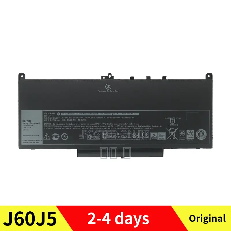 J60J5 for Dell Laptop Battery Latitude E7270 E7470 Mc34y