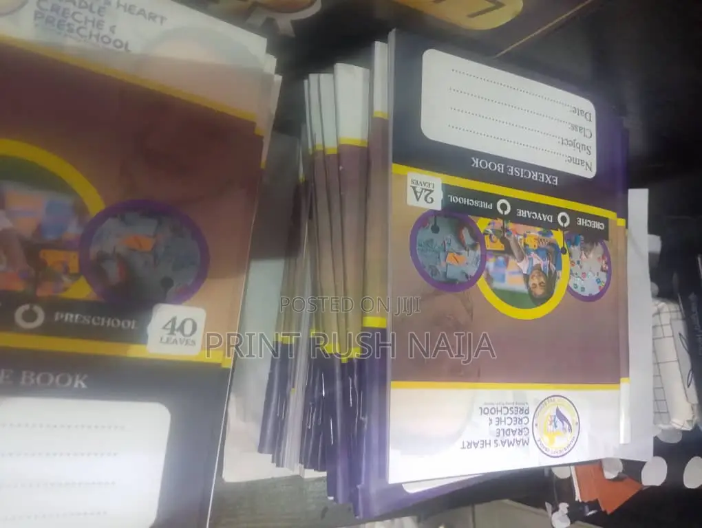 School Printing & Exercise Book Branding in Lekki | School Prints