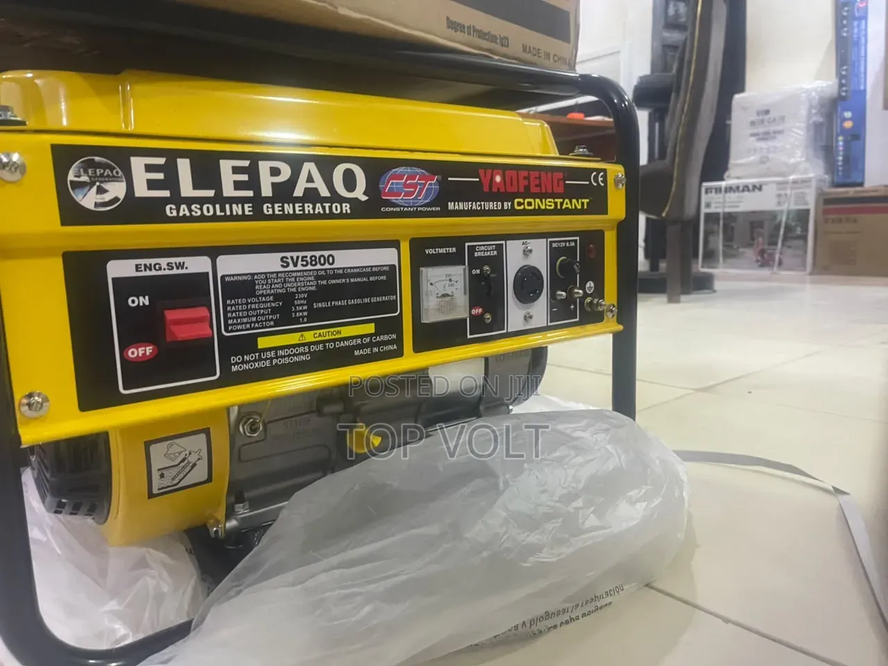 Elepaq 3.5KVA Portable Petrol Generator