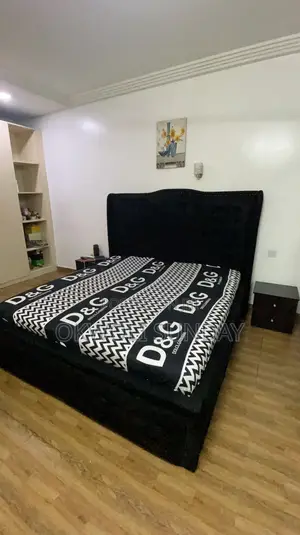 6 by 6 Bed Frame With Two Side Drawals