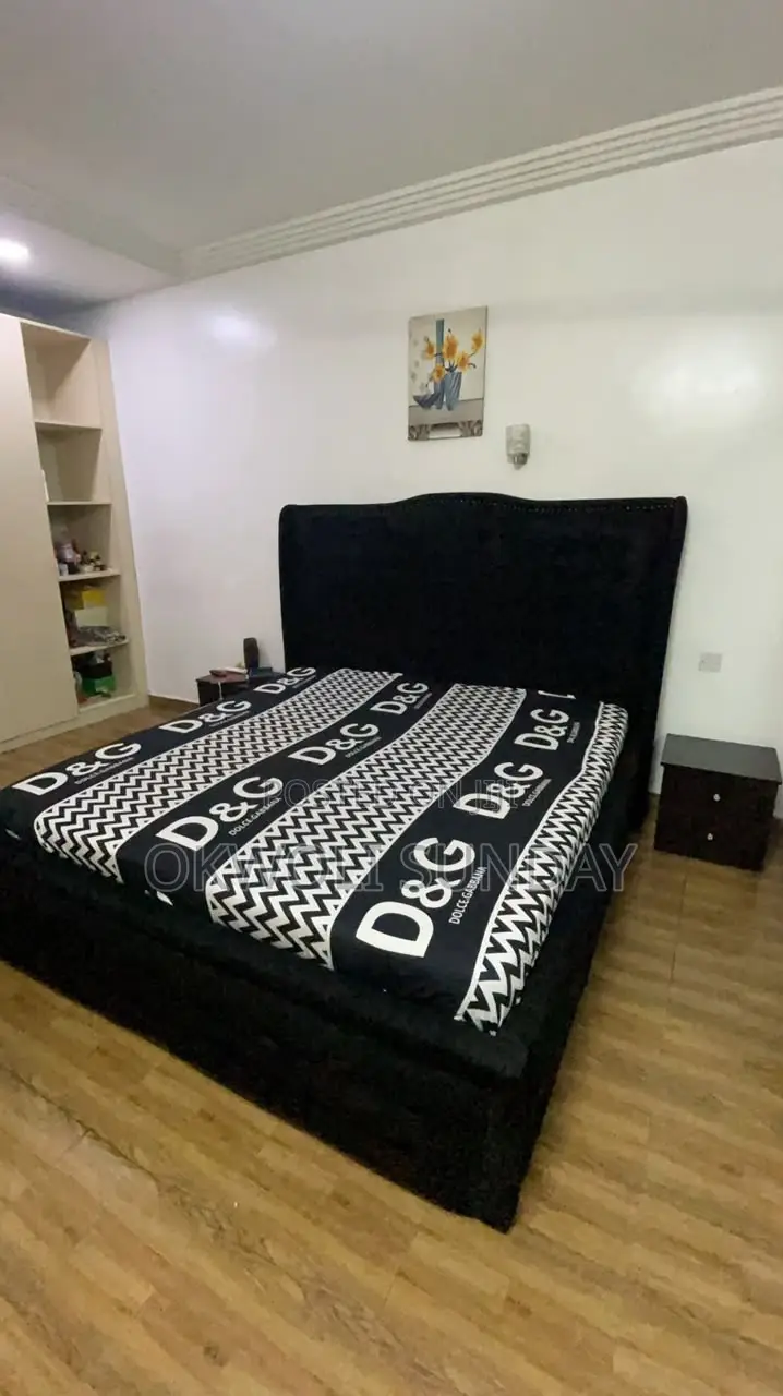 6 by 6 Bed Frame With Two Side Drawals