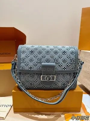 Louis Vuitton Dauphine Monogram Denim Bag