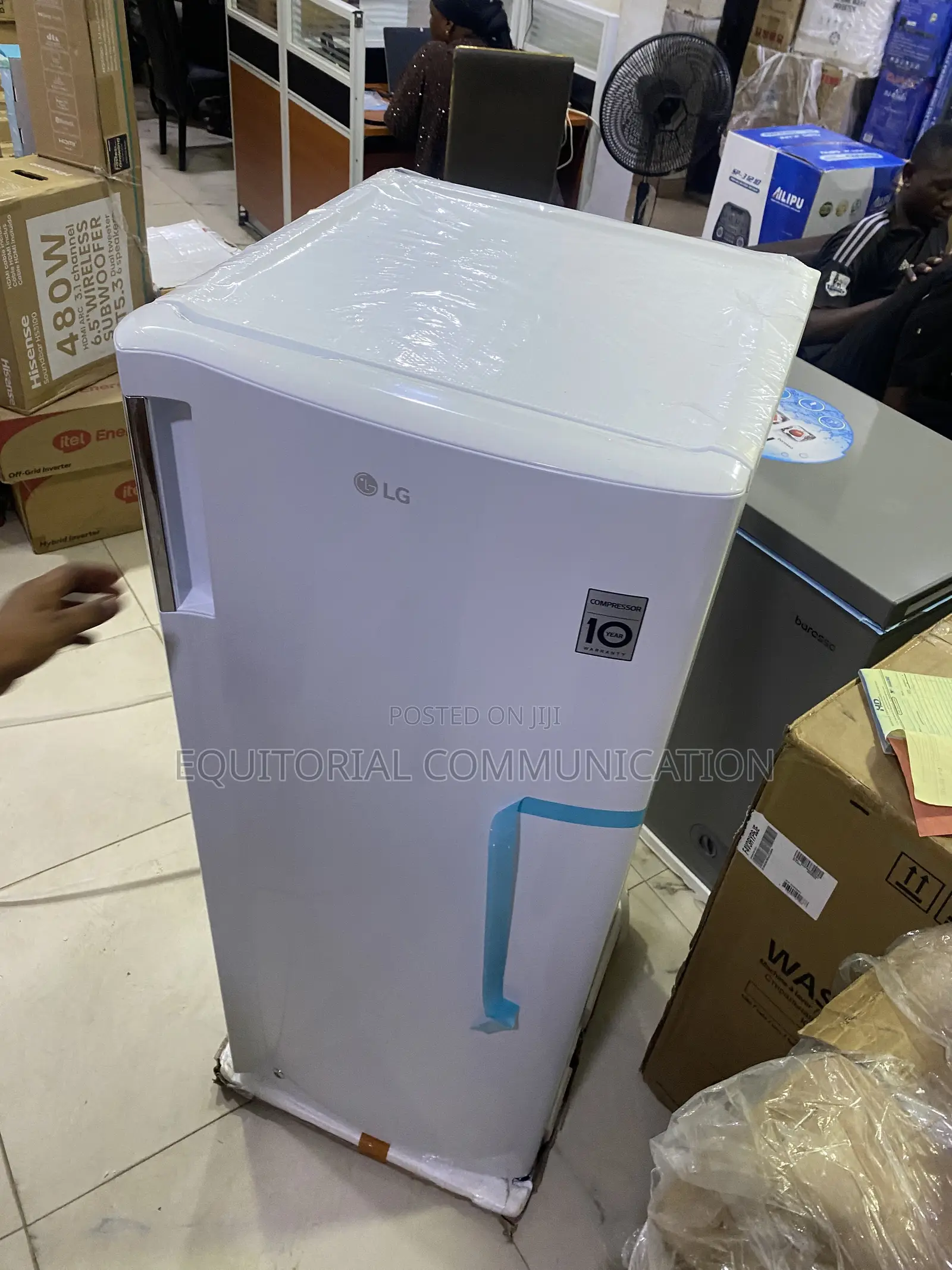 LG 168L Vertical Freezer Model GN-304SQBR