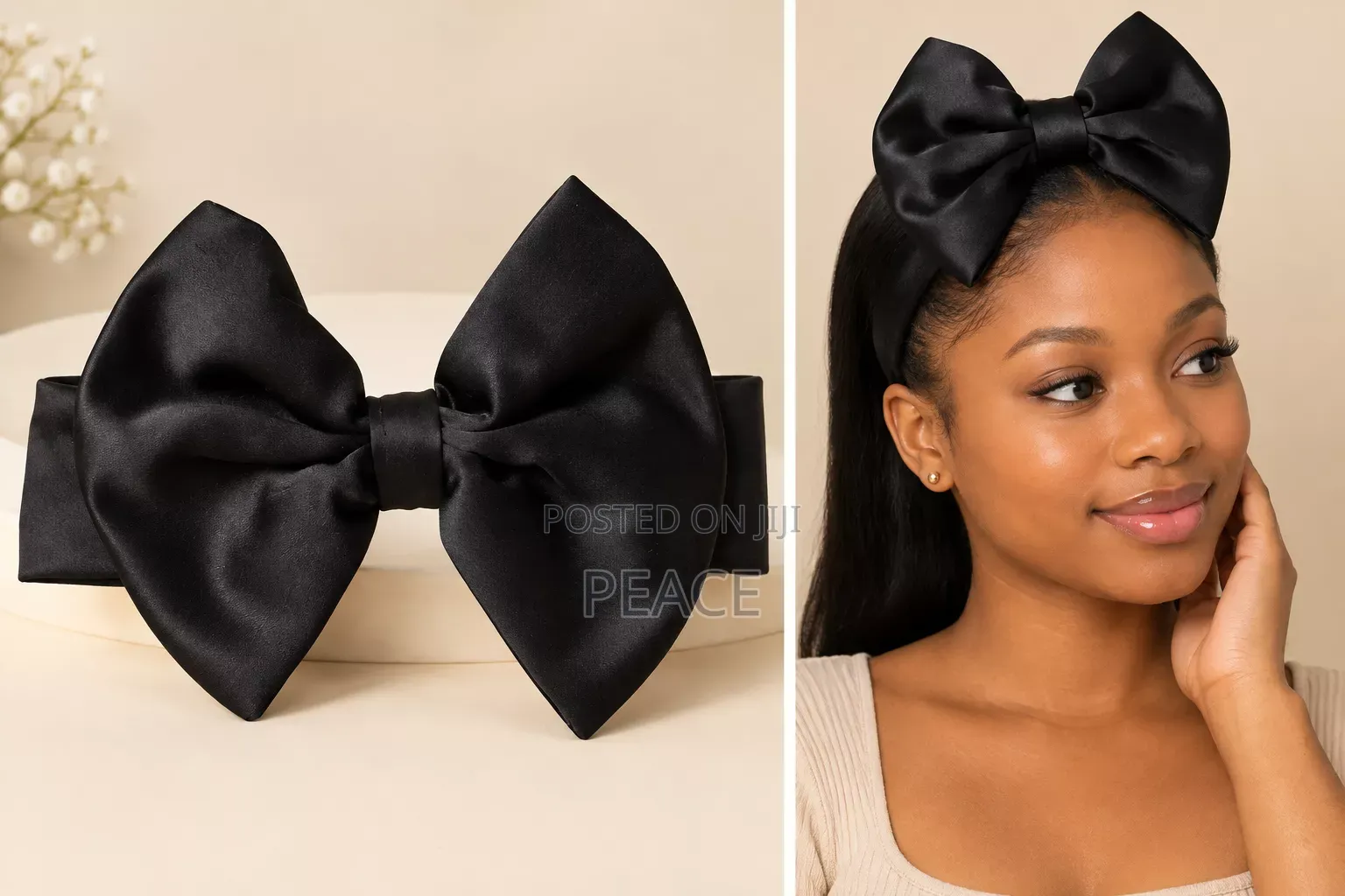 Elegant Satin Bow Headbands