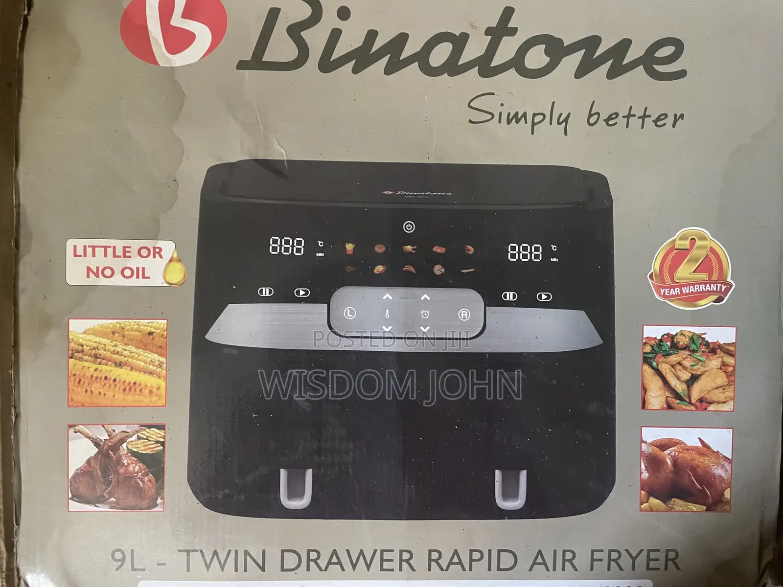 Binatone Twin Rapid Air Fryer