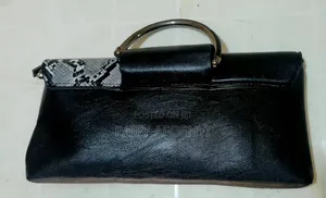 Black and White Patterned Handbag
