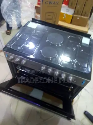 Maxi 6090 Grey Gas Cooker and Freestanding Oven Combination