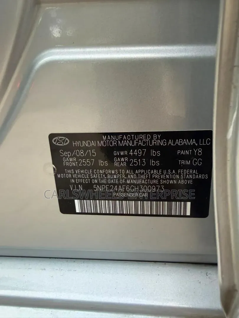 Hyundai Sonata 2016 Silver