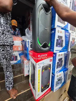 DJACK Dual 8" Rechargeable Bluetooth Party Speaker (DJ-8801B)