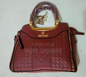 Stylish Burgundy Handbag