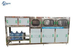 QGF Automatic 5-Gallon Bottle Machine 3-in-1 for Pure Water Factory.