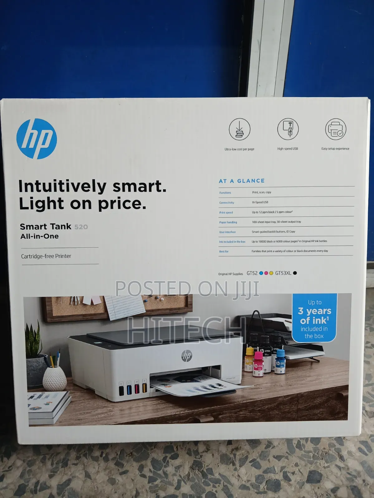 HP Smart Tank 520 All-in-One Printer