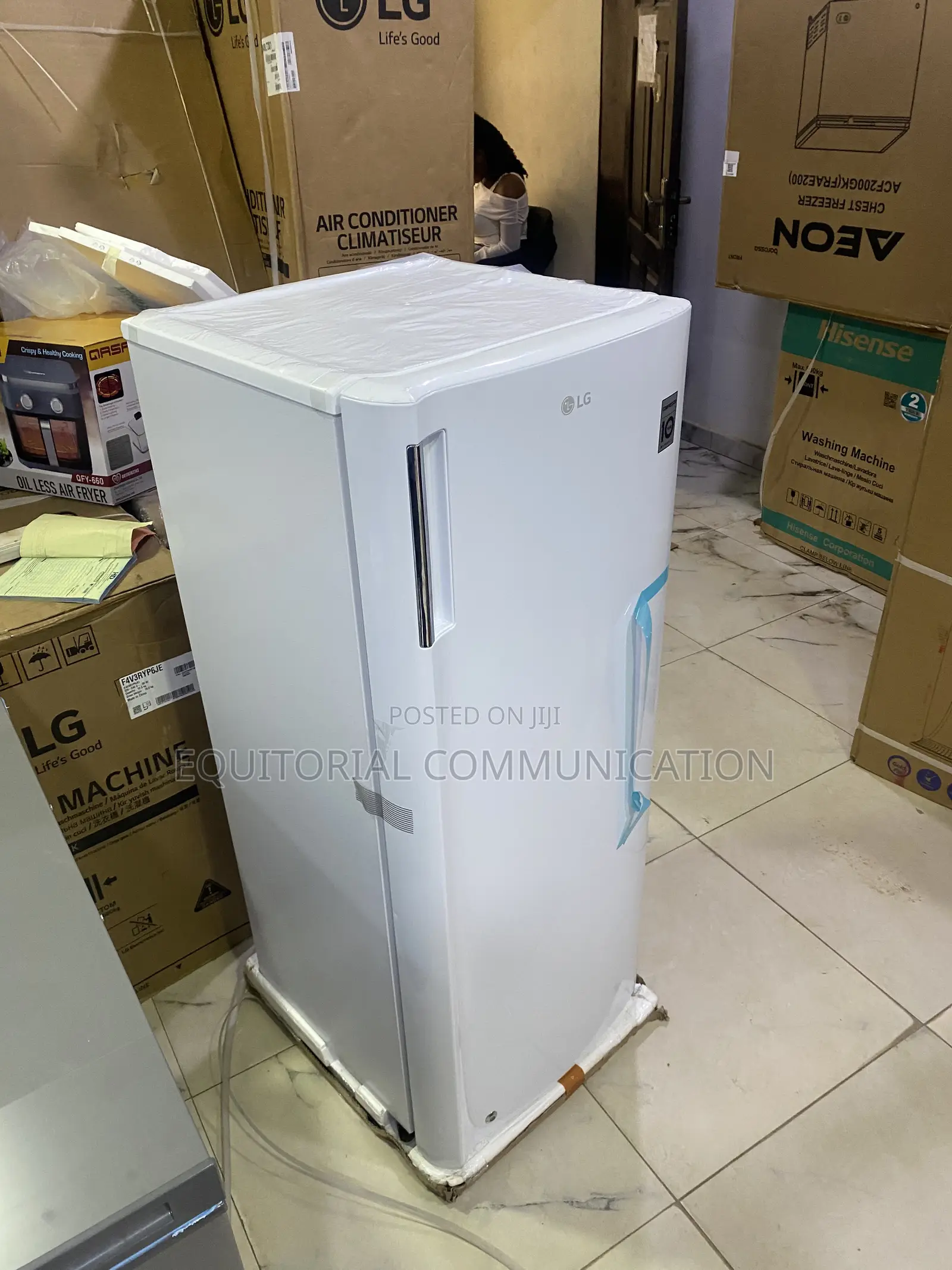 LG 168L Vertical Freezer for Household Essentials