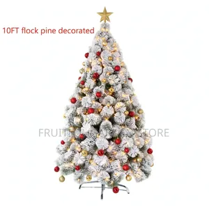 Luxury Snow Flock Pine Christmas Tree 4ft-10ft