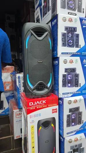 DJACK Dual 8" Rechargeable Bluetooth Speaker (DJ-8801B)