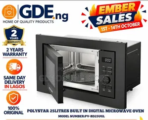 Polystar 25l Built in Digital Microwave Oven/Pv-Bd25ugl