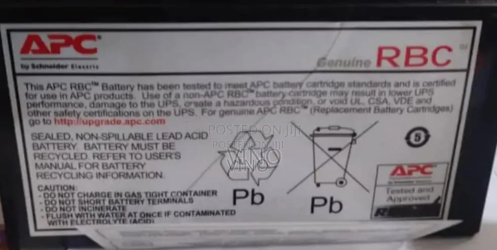 APC Ups Battery 12v/7 12 Volt 7 Amhs