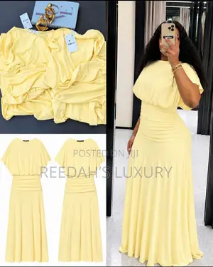 Sexy Draped Ruched Waist Maxi Gown
