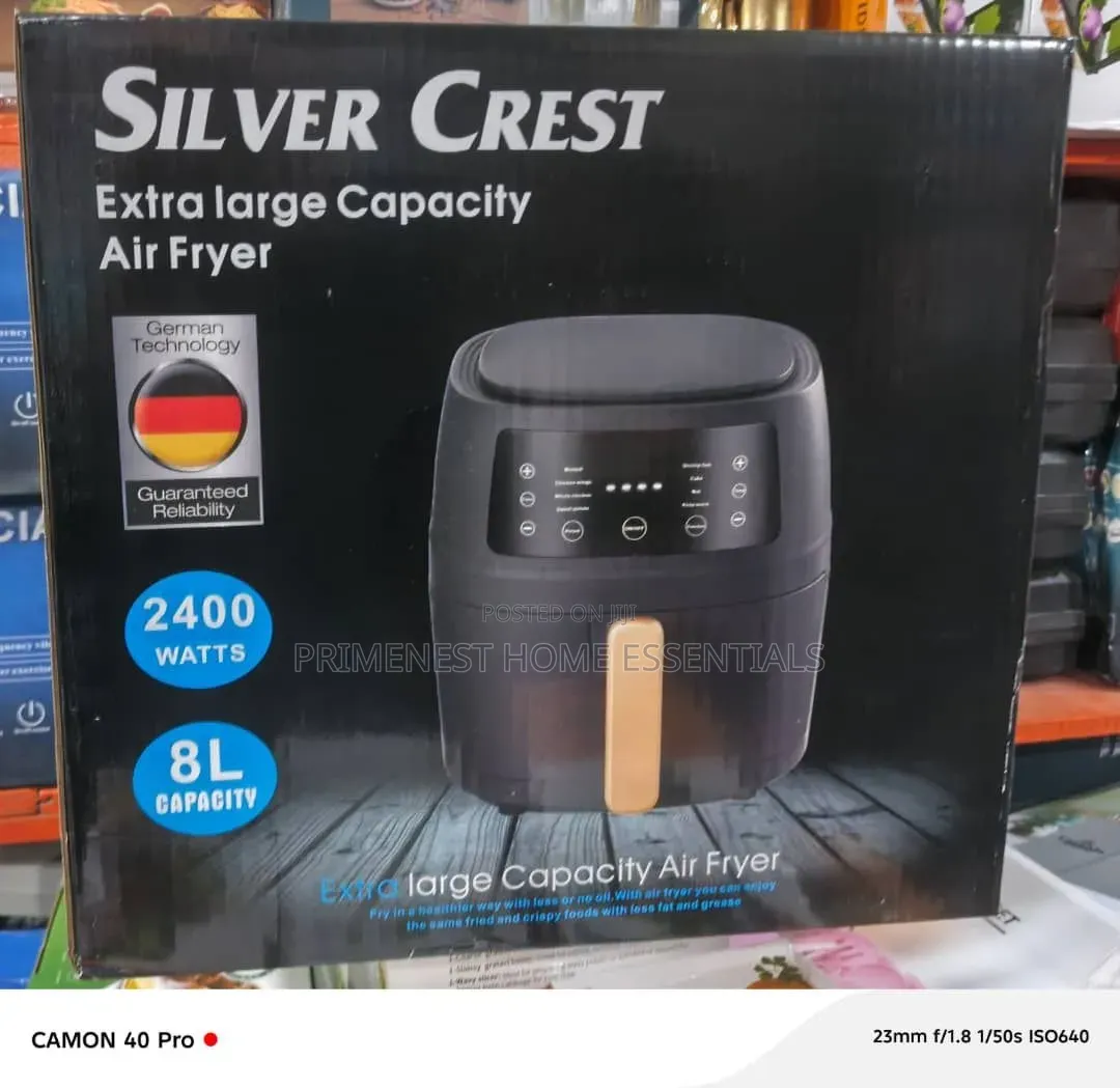 Silver Crest 8 Liters Plus Extra Large Capacity Digital Air Fryer