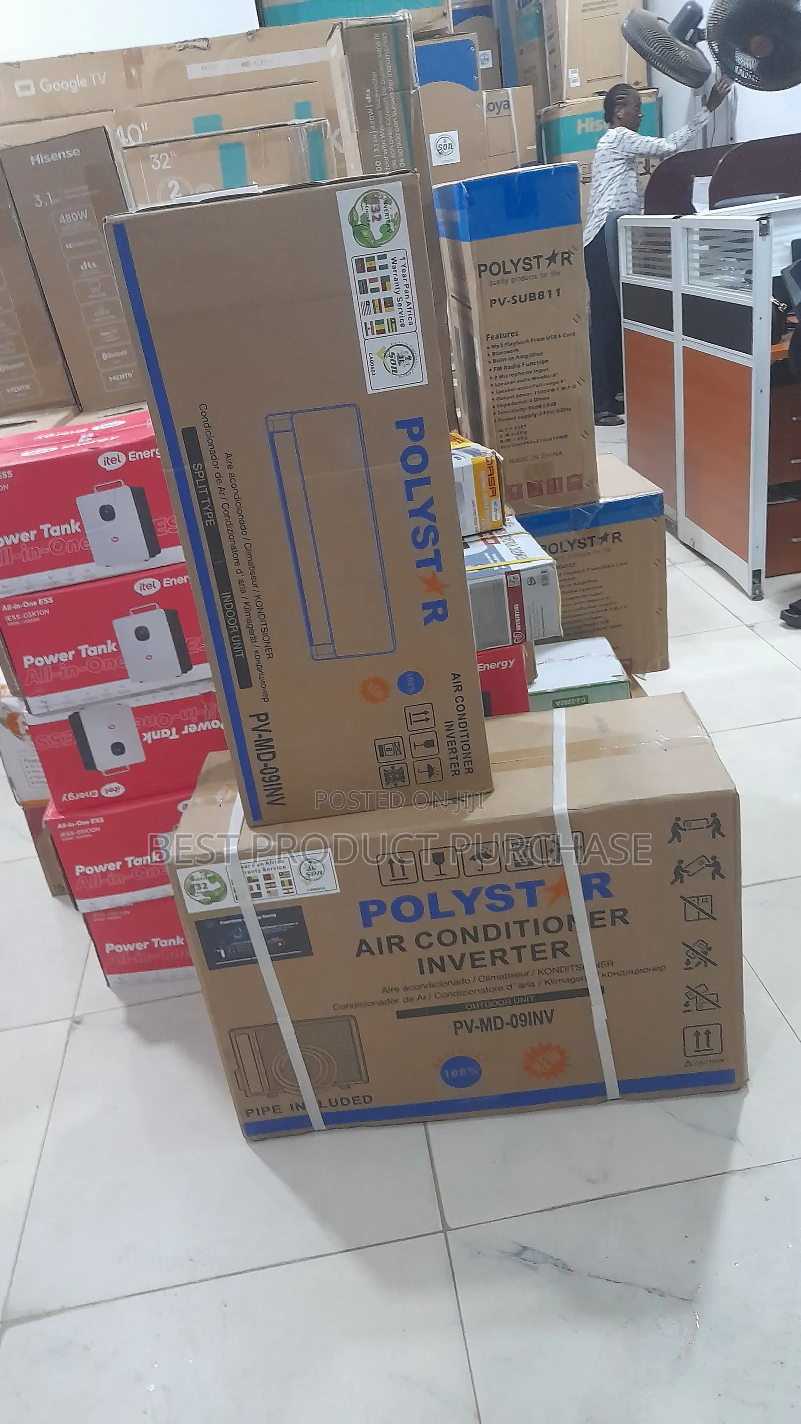 Study Room Essential: Polystar PV-MD-09INV 1HP Split AC