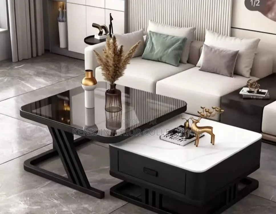 2 in 1 Ceramics Top Center Table