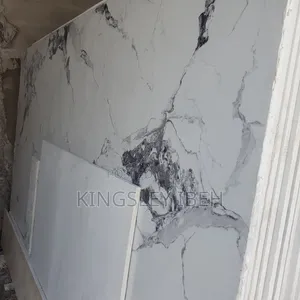 White and Black Thunder Marble Quartz