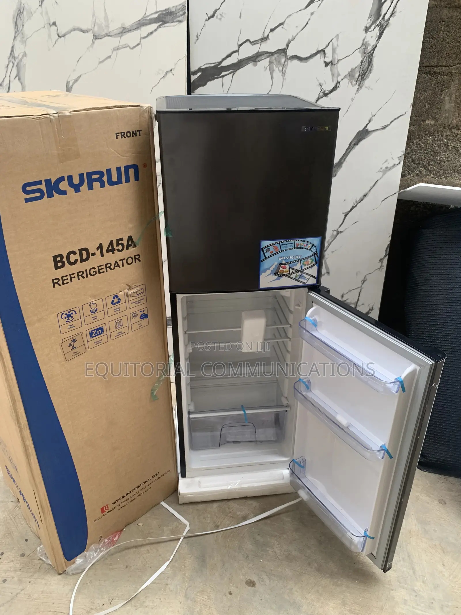 Skyrun 145L Refrigerator for a Smart Kitchen Setup