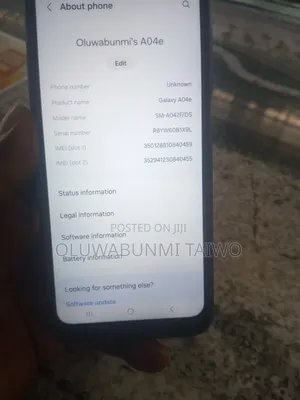 Samsung Galaxy A04e 32 GB Black