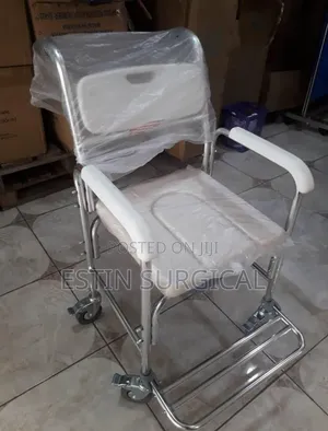 Commode Chair With Tyres