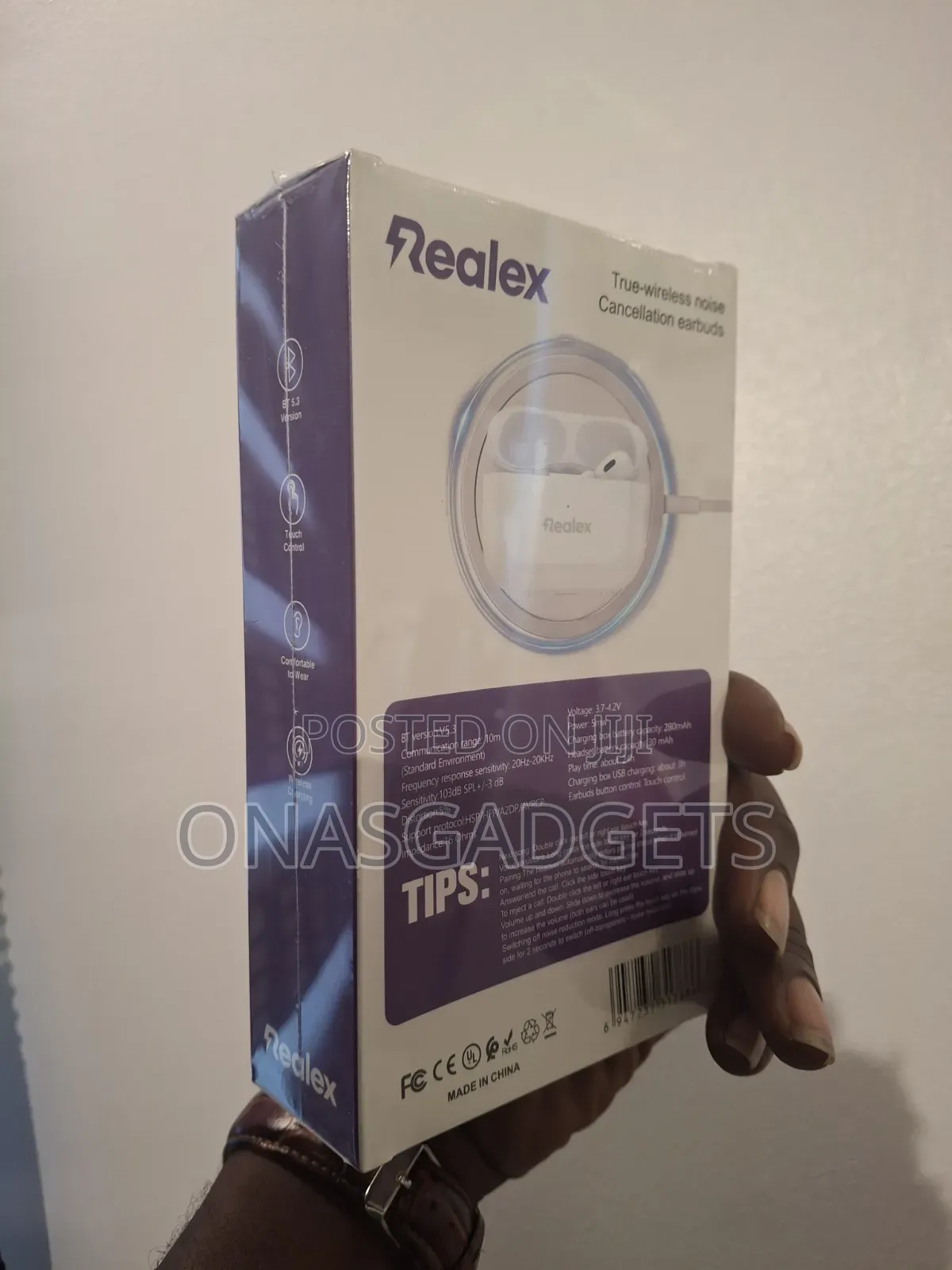 REALEX Wireless Noice Cancelation Earbuds