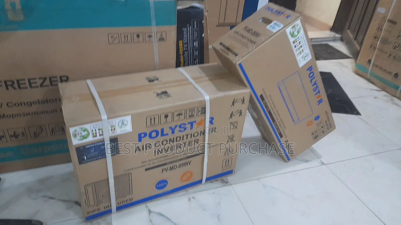 High-Performance Motor: Polystar PV-MD-09INV 1HP Split AC