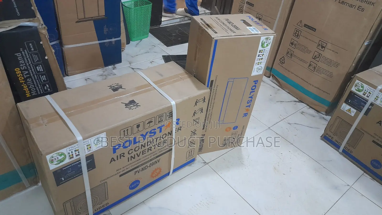 High-Performance Motor: Polystar PV-MD-09INV 1HP Split AC