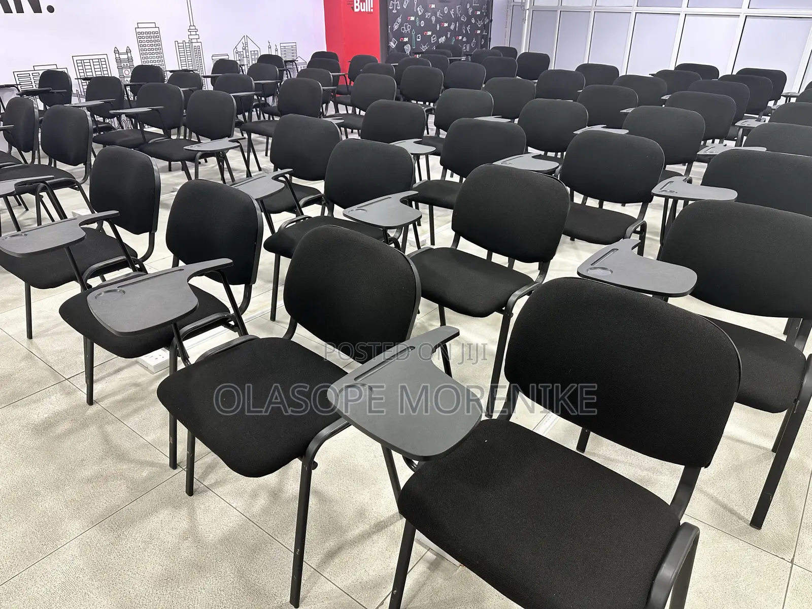 Student Training Chair With Writing Pad