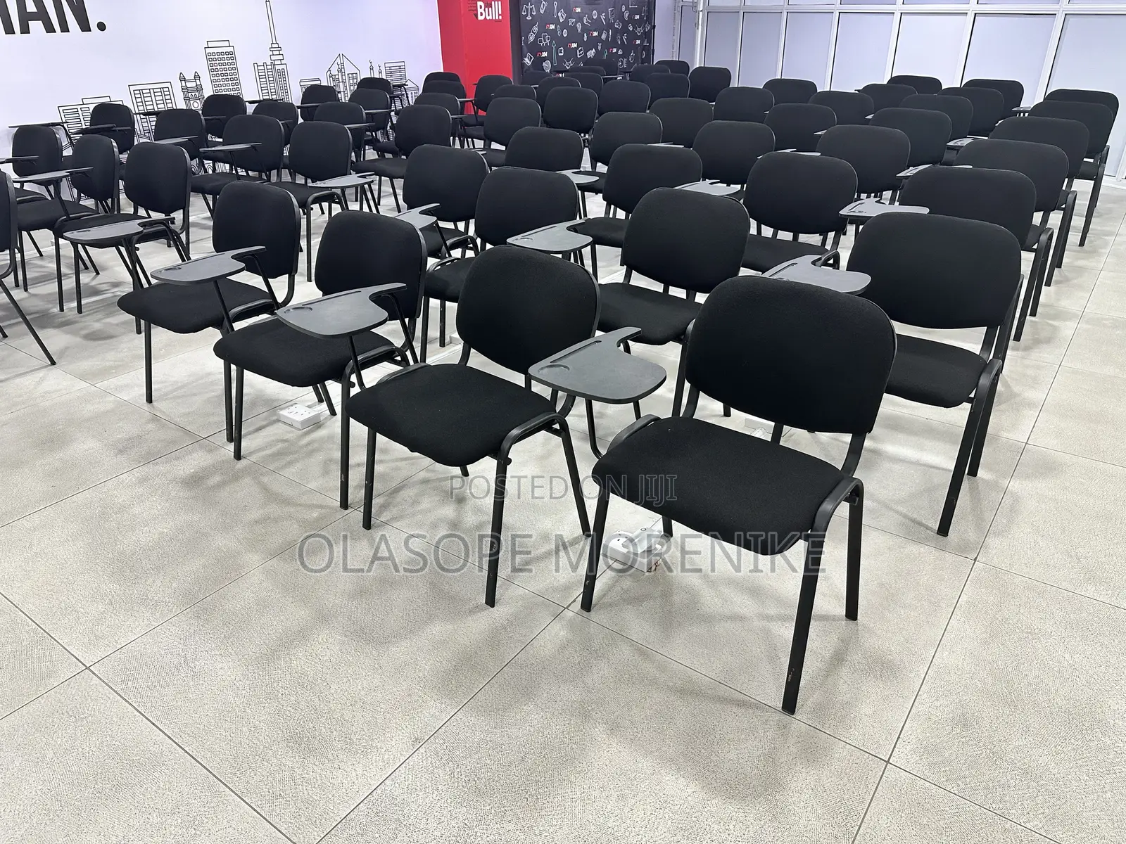 Student Training Chair With Writing Pad