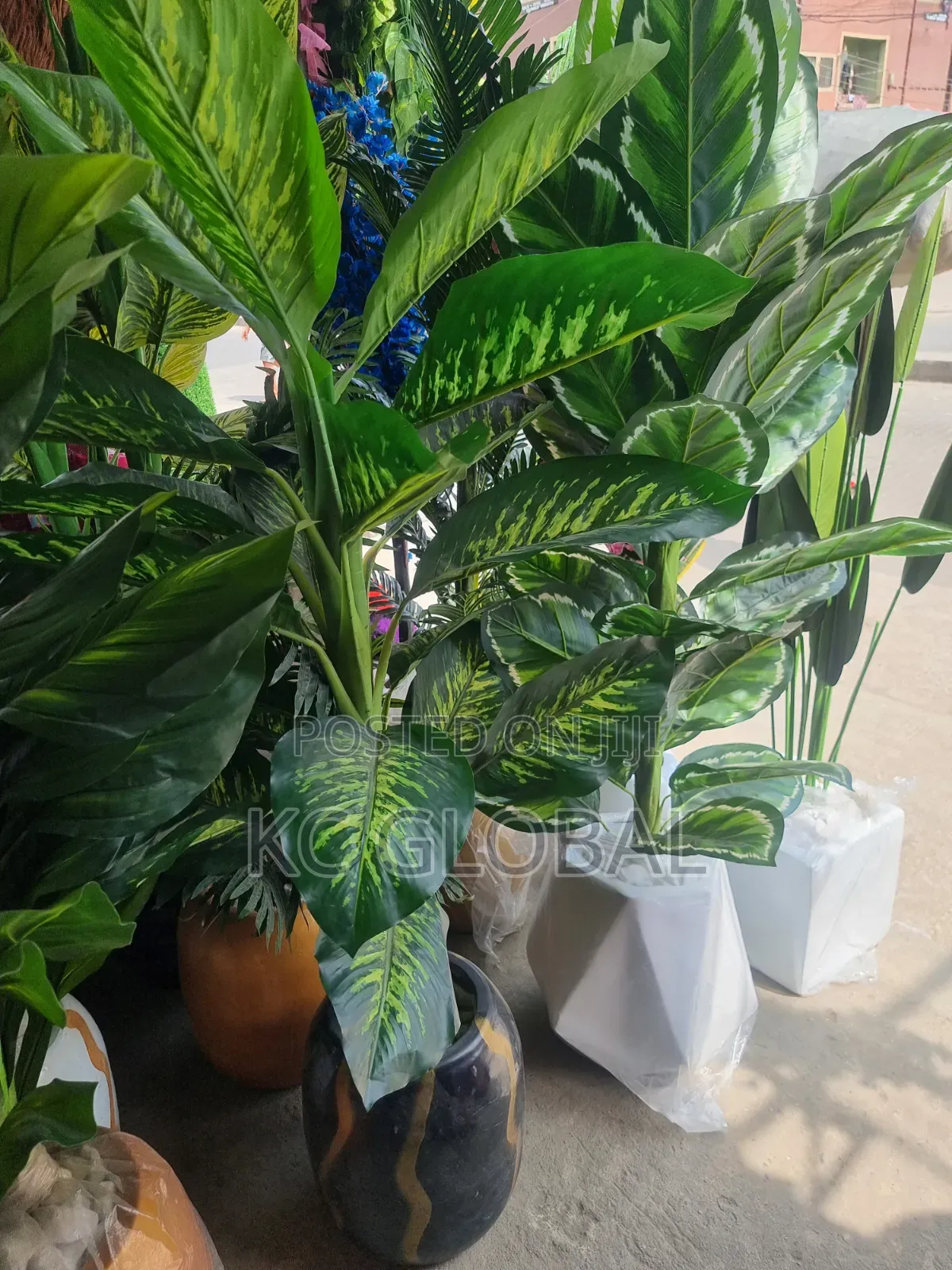 Artificial Flower Plant and Vase Available