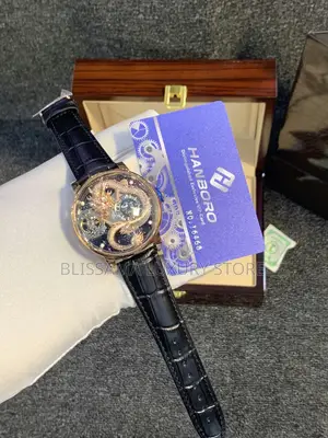Hanbor Premium Luxury Men Dragon Face Wristwatch–Durable/Classy Design