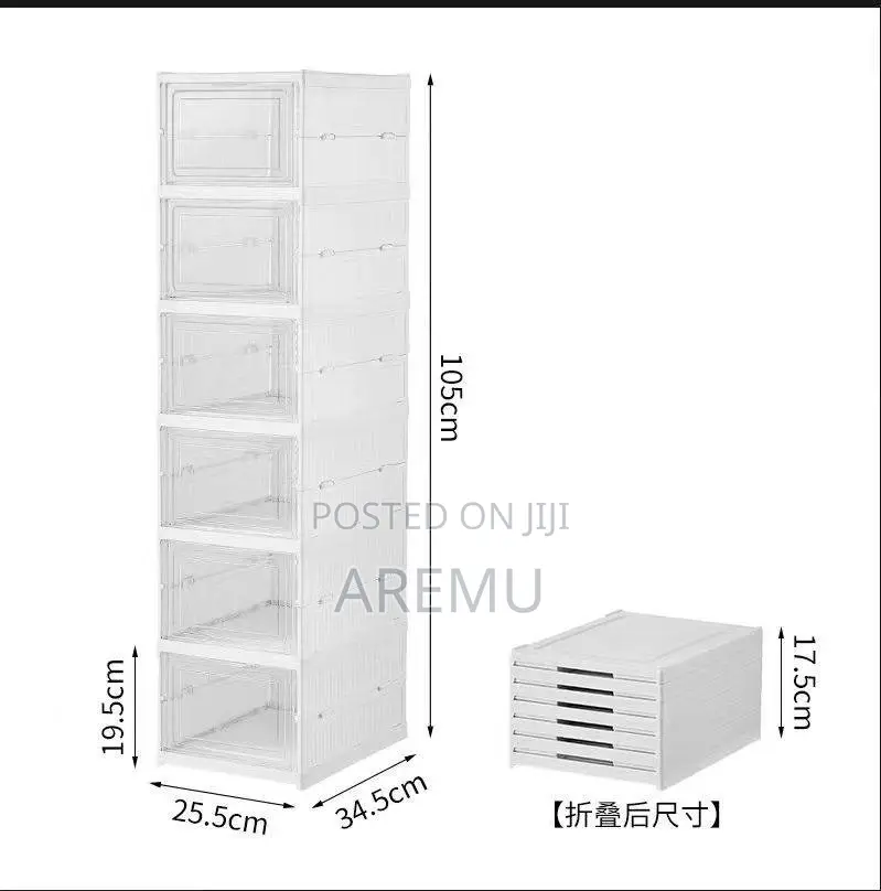 Shoe Rack With 6 Shelves
