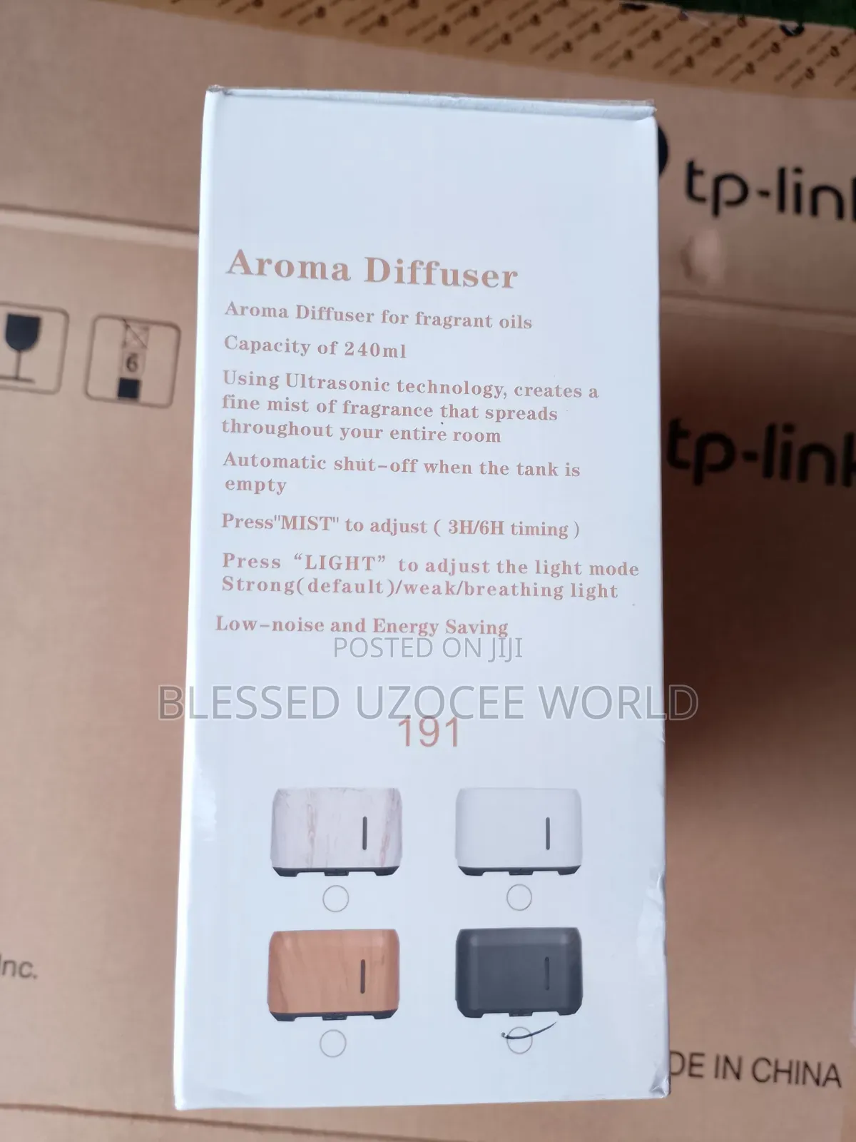 Aroma Diffuser /Humidifier Adjustable Mist Spray for Home, Office Etc