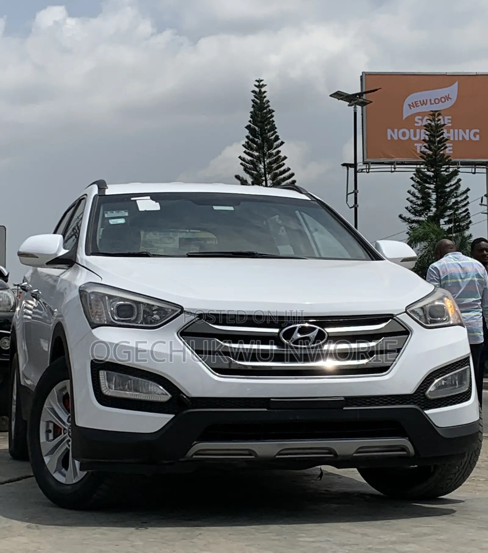 Hyundai Santa Fe 2015 White
