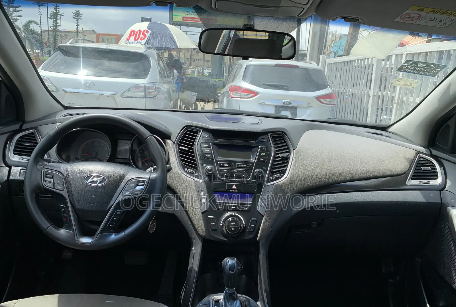 Hyundai Santa Fe 2015 White