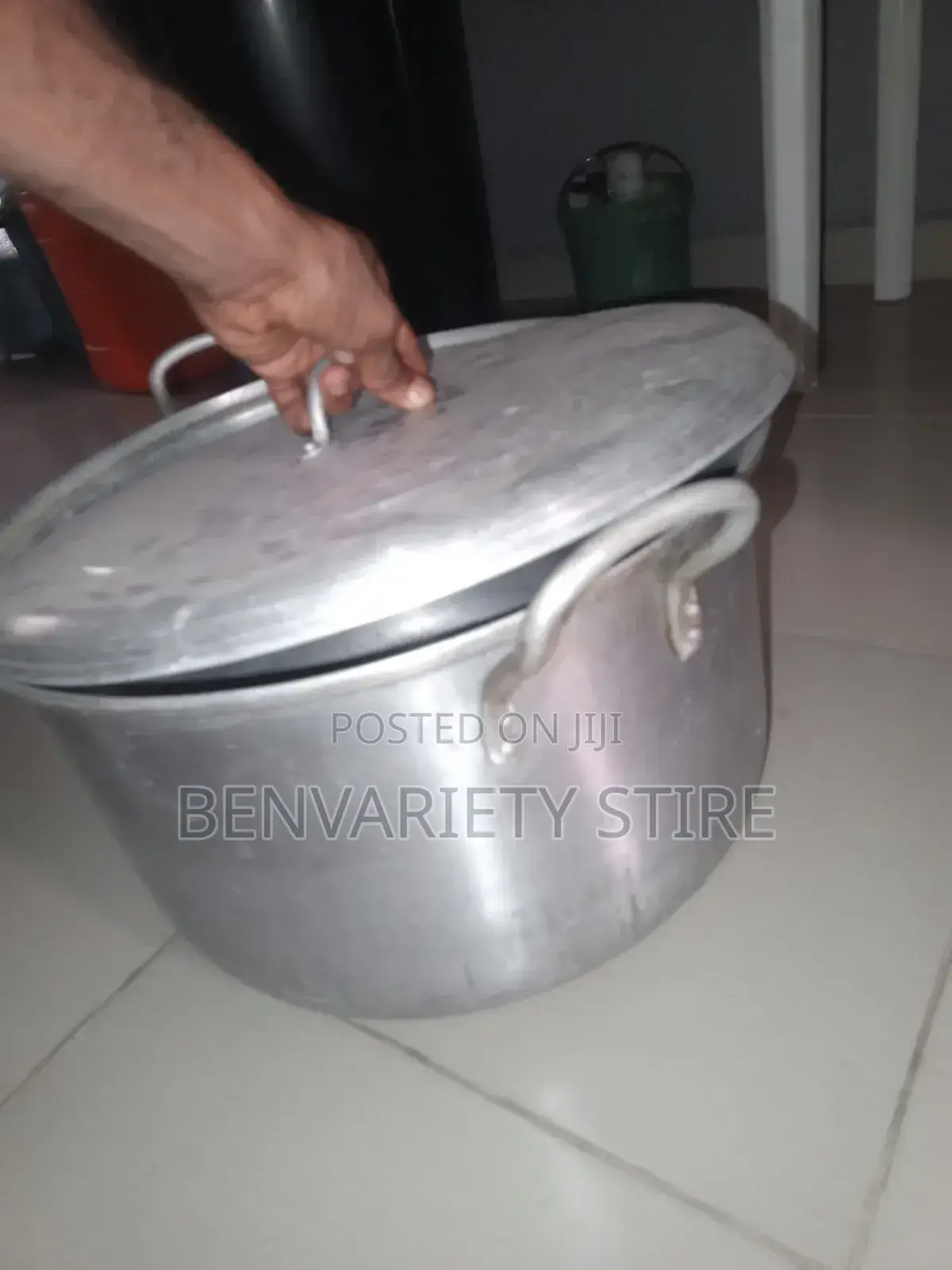 Fairly Used Pots . Big Aluminium Pot